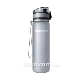 Аквафор Сіті пляшка-фільтр для води 0,5 л, сіра - Фото№2