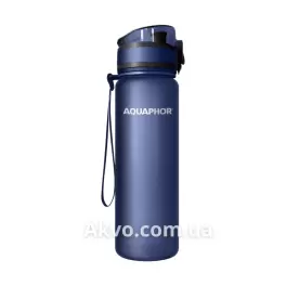 Аквафор Сіті пляшка-фільтр для води 0,5 л, темно-синя - Фото№2