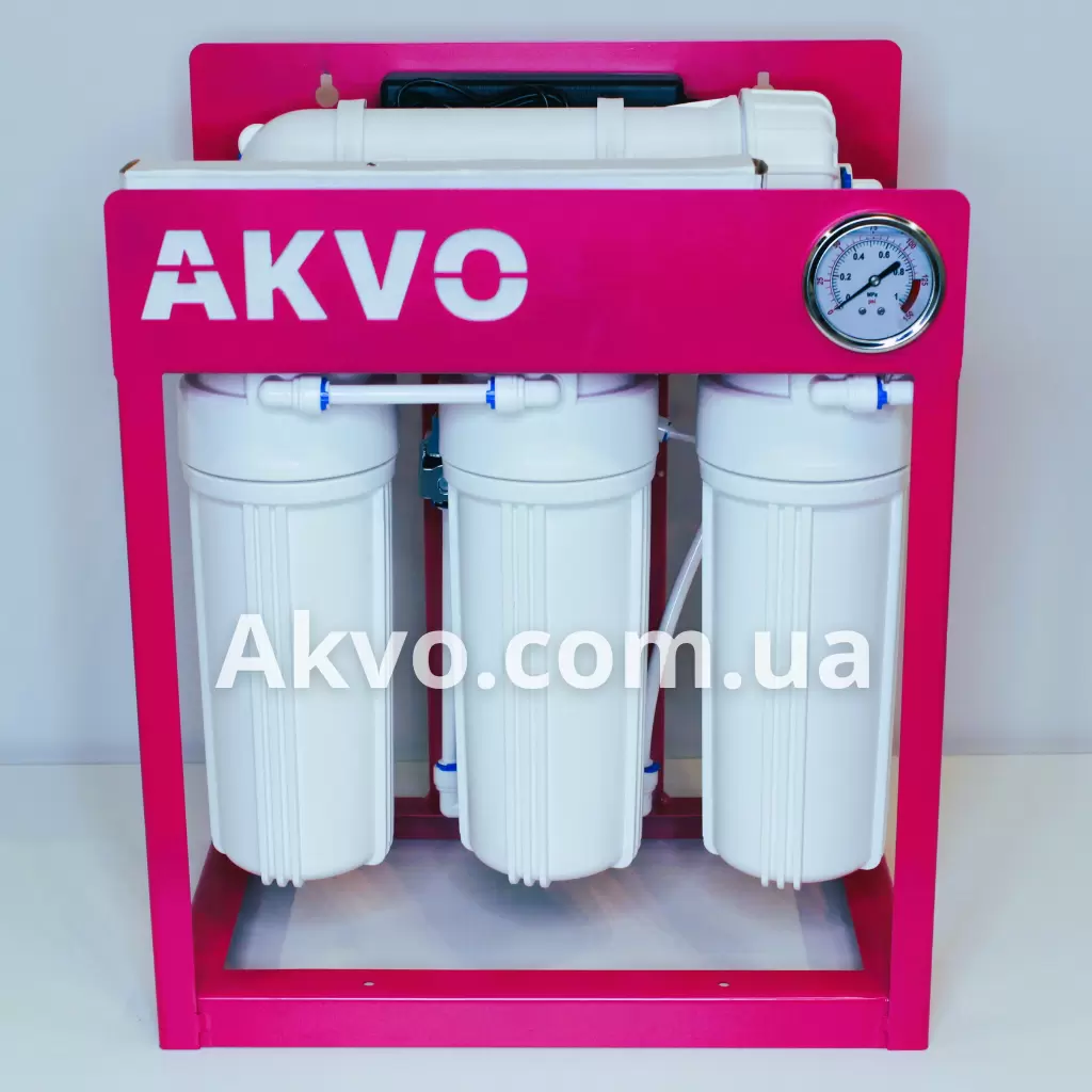 Akvo Pro RO-500G Pink Фільтр зворотного осмосу прямоточний
