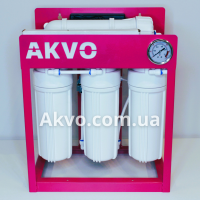 Akvo Pro RO-400G Pink Фильтр обратного осмоса прямоточный