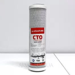 Aquaturk CTO10 Картридж из прессованного активированного угля 2,5"х10" 6-3-CTO10-1 - Фото№4