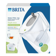 BRITA Style eco LED MaxtraPro Фільтр глечик сірий 2,4 л