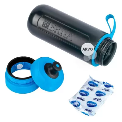 Brita Active Бутылка-фильтр голубая на 600 мл - Фото №4
