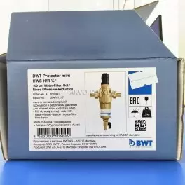 BWT Protector mini H / R HWS 1 / 2˝ Самопромивні фільтр з редуктором тиску для гарячої води - Фото№6