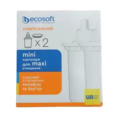 Ecosoft CRVKABN2ECO Комплект картриджей универсальных для фильтров-кувшинов 2шт