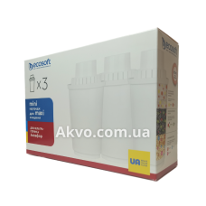 Ecosoft CRVK3AQRECO Комплект картриджів для фільтрів глечиків Аквафор 3шт