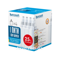 Ecosoft CRVK4BARECO Комплект картриджів для фільтрів глечиків Бар'єр 3+1 шт.