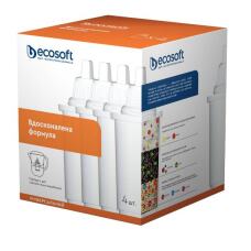 Ecosoft CRVKAB4ECO Комплект картриджів універсальних для фільтрів-глечиків Бар'єр 4 шт