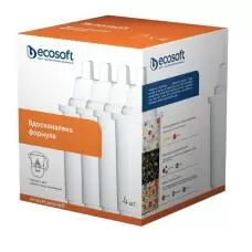Ecosoft CRVKAB4ECO Комплект картриджей универсальных для фильтров-кувшинов 4 шт