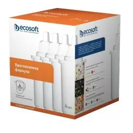 Ecosoft CRVKAB4ECO Комплект картриджей универсальных для фильтров-кувшинов 4 шт - Фото№2