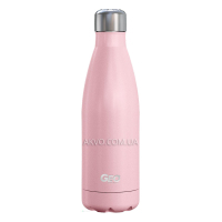 Geo Нержавіюча пляшка/термос із матовим покриттям, 0,5 л, рожева BTSS17SLPOWPK