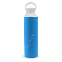 Geo Стеклянная спортивная бутылка с чехлом, 0,6 л, синяя BTG20WHDB