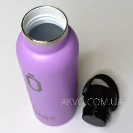 Kinetico Runbott Бутылка-термос фиолетовая на 600 мл - Фото№7