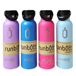 Kinetico Runbott Бутылка-термос голубая на 600 мл - Фото№4