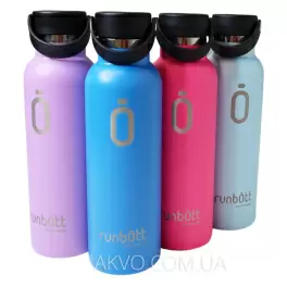 Kinetico Runbott Пляшка-термос рожева на 600 мл - Фото№6