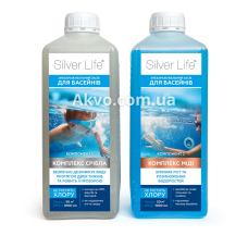СВОД «Silver Life» Срібний бактерицидний комплекс для басейнів (2*1000мл). Ресурс 50 м3